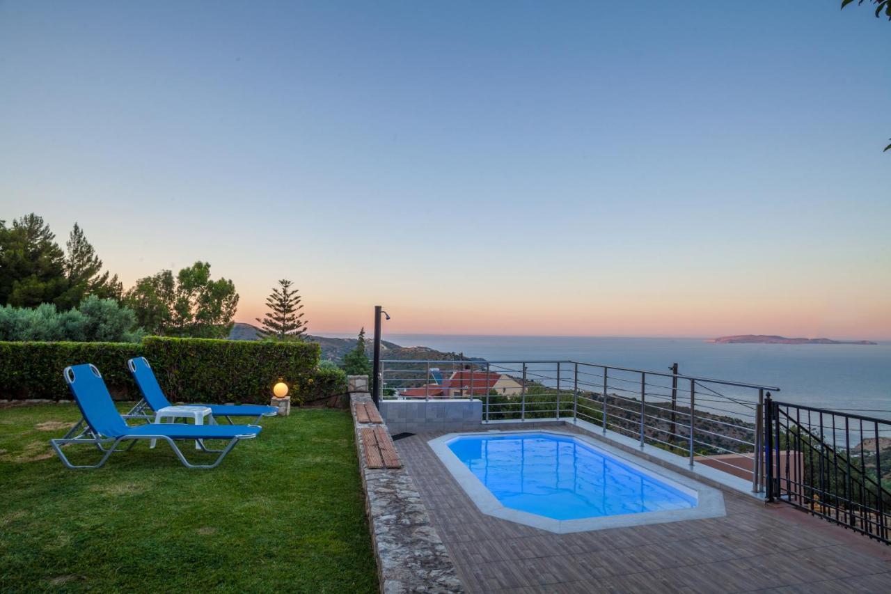Panorama Traditional House With Private Pool Rodhiá Exteriör bild
